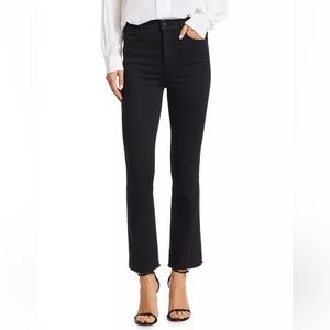 MOTHER the Hustler High Rise Ankle Fray Jeans